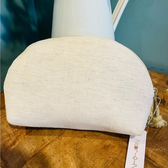 NEW COTTON BLEND MAKEUP BAG - Picture 5 of 7